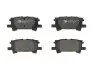 Комплект гальмівних колодок задн, LEXUS RX TOYOTA HARRIER 2.4-3.5 02.03-12.13 ATE (13046057342) зображення 1