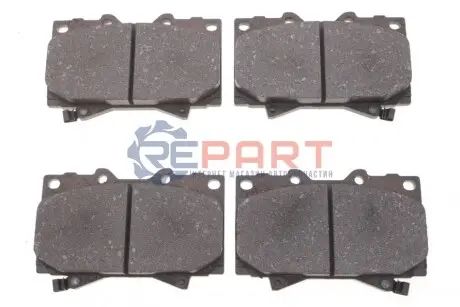 Комплект гальмівних колодок передн, LEXUS LX TOYOTA LAND CRUISER, LAND CRUISER 100, TUNDRA 3.4/4.2D/4.7 01.90 ATE 13046057462 Купити в Україні