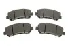 Фото Комплект гальмівних колодок передн, NISSAN JUKE, MAXIMA VII, NAVARA, QASHQAI I, QASHQAI II, ROGUE, X-TRAIL, X-TRAIL II SUZUKI KIZASHI 1.5D-3.5 05.98 ATE (13046057522) зображення 1