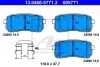 Комплект гальмівних колодок задн, HYUNDAI H-1 CARGO, H-1 TRAVEL, IX55 KIA CARNIVAL II, CARNIVAL III, SORENTO III MAZDA CX-30 2.0D-3.8 10.01 ATE (13046057712) зображення 1