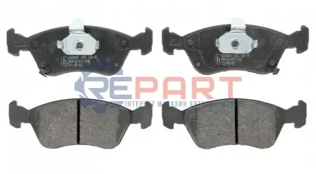Комплект гальмівних колодок передн, TOYOTA AVENSIS 1.6-2.0D 09.97-02.03 ATE 13046058092
