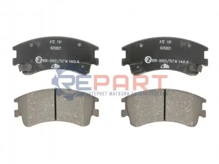 Комплект гальмівних колодок передн, MAZDA 6 1.8-2.3 01.02-02.08 ATE 13046058212 Купити в Україні