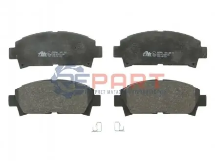 Комплект гальмівних колодок передн, TOYOTA AVENSIS 1.6-2.0D 09.97-02.03 ATE 13046058452