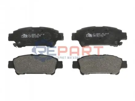 Комплект гальмівних колодок задн, TOYOTA ALPHARD I, AVENSIS VERSO, ISIS, NOAH/VOXY, PREVIA II, SIENNA 2.0-3.5 02.00-08.14 ATE 13046058472