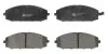Комплект гальмівних колодок передн, NISSAN PATROL GR V 2.8D-4.8 06.97 ATE (13046058792) зображення 1