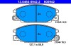 Гальмівні колодки, дискове гальмо (набір) ATE 13046059422 (фото 1)