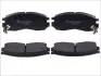 Комплект гальмівних колодок передн, DODGE AVENGER MITSUBISHI COLT III, COLT IV, ECLIPSE, ECLIPSE I, ECLIPSE II, ECLIPSE III, GALANT VI, GALANT VII, GALANT VIII, L200 1.6-2.5D 11.87-12.07 ATE (13046059522) зображення 1