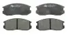 Комплект гальмівних колодок передн, DAIHATSU TERIOS MITSUBISHI COLT III, COLT IV, COLT V, LANCER III, LANCER IV, LANCER V, LANCER VI, MIRAGE IV, TREDIA 1.3-2.0D 08.86 ATE (13046059532) зображення 1