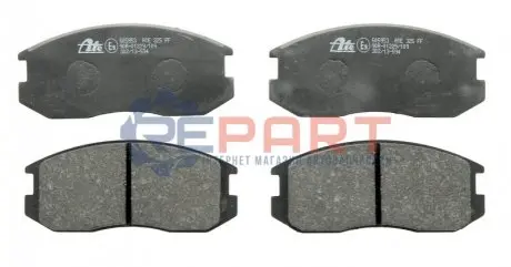 Комплект гальмівних колодок передн, DAIHATSU TERIOS MITSUBISHI COLT III, COLT IV, COLT V, LANCER III, LANCER IV, LANCER V, LANCER VI, MIRAGE IV, TREDIA 1.3-2.0D 08.86 ATE 13046059532