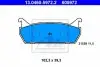 Комплект гальмівних колодок задн, DAIHATSU APPLAUSE I MAZDA 323 C IV, 323 F IV, 323 P V, 323 S IV, MX-5 I SUZUKI BALENO 1.3-1.9D 04.87-05.02 ATE (13.0460-5972.2) зображення 3
