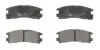 Комплект гальмівних колодок задн, CHRYSLER SEBRING MITSUBISHI 3000 GT, ECLIPSE II, ECLIPSE III, ECLIPSE IV, GALANT IX, GALANT VII, GALANT VIII, L400, PAJERO I, PAJERO PININ I 1.8-3.8 06.87 ATE (13046059802) зображення 1