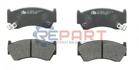 Комплект гальмівних колодок передн, NISSAN ALMERA I, PATROL GR V 1.4-4.8 07.95- ATE 13046059882