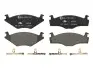 Комплект гальмівних колодок передн, SEAT CORDOBA, CORDOBA VARIO, IBIZA II VW GOLF I, GOLF II, JETTA I, JETTA II, PASSAT B1, PASSAT B2, POLO, SANTANA, SCIROCCO 1.3-2.2 08.75-12.02 ATE (13046070332) зображення 1