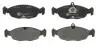 Комплект гальмівних колодок передн, CHEVROLET CORSA, LANOS, TIGRA DAEWOO LANOS, NEXIA OPEL ASTRA F, ASTRA F CLASSIC, COMBO, CORSA A, CORSA A TR, CORSA B, TIGRA, VECTRA A 1.0-1.8 09.82 ATE (13046070512) зображення 1