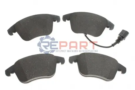 Комплект гальмівних колодок передн, AUDI Q3 SEAT ALHAMBRA VW PASSAT B7, SHARAN, TIGUAN 1.4-2.5 09.07-12.22 ATE 13046072422 Купити в Україні