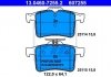 Комплект тормозных колодок, дисковый тормоз ATE 13.0460-7255.2 (фото 1)
