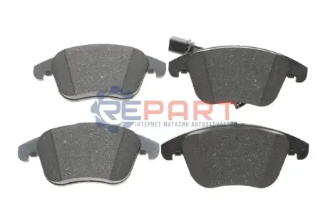 Комплект гальмівних колодок передн, AUDI A4 ALLROAD B8, A4 B8, A5 1.8-3.2 06.07-01.17 ATE 13046072562 Купити в Україні