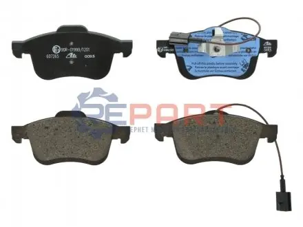 Комплект гальмівних колодок передн, FIAT DOBLO, DOBLO CARGO LANCIA DELTA III OPEL COMBO, COMBO TOUR 1.3D-2.0D 09.08 ATE 13046072652 Купити в Україні