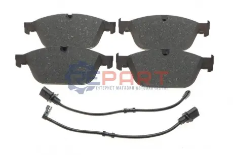 Комплект гальмівних колодок передн, AUDI A8 D4, Q5 2.0-6.3 11.09-01.18 ATE 13046072812 Купити в Україні
