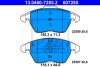 Колодки тормозные дисковые, к-кт VW BEETLE 11- - ATE 13.0460-7285.2 (425488, 425260, 5C0698151A) 13046072852