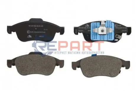 Комплект гальмівних колодок передн, FIAT 500X JEEP RENEGADE 1.0-2.0D 07.14 ATE 13046073112 Купити в Україні