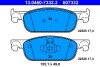 Колодки гальмівні (передні) Renault Logan II/Clio IV/Sandero II 11-/Lada Xray 16- ATE 13046073322 (фото 1)