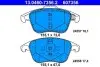 Фото Комплект гальмівних колодок передн, DS DS 4, DS 5 CITROEN C4 GRAND PICASSO I, C4 II, C4 PICASSO I, DS4, DS5 OPEL MOKKA PEUGEOT 3008 I, 307, 5008, 5008 I, RCZ 1.2-Electric 10.03 ATE (13046073562) зображення 1
