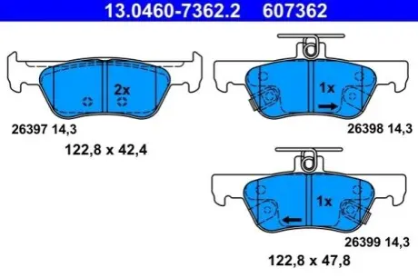 Автозапчасть ATE 13.0460-7362.2