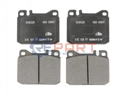 Фото Тормозные колодки, дисковые. ATE (13046090282) изображение 1