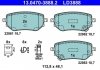 Тормозные колодки (задние) MB X-class 17-20/Nissan NP300 Navara 15- Q+ (Teves) ATE 13047038882 (фото 1)