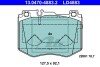 Комплект гальмівних колодок з 4 шт. дисків 13.0470-4883.2