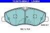 Колодки тормозные дисковые керамические, к-кт - ATE 13.0470-4884.2 (A4474200020, 4474200020, A4474200220) 13047048842