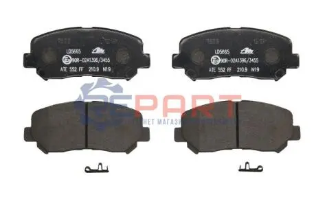 Керамічні гальмівні колодки передн, MAZDA CX-5 2.0-2.5H 11.11 ATE 13047056652