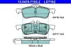 Керамічні гальмівні колодки задн, LINCOLN CONTINENTAL MINI (R50, R53), (R52) 1.4D/1.6/3.8 09.87-07.08 ATE (13047071622) зображення 1