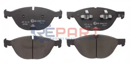 Керамічні гальмівні колодки передн, BMW X5 (E70), X5 (F15, F85), X6 (E71, E72), X6 (F16, F86) 3.0-4.8 10.06-07.19 ATE 13047072392