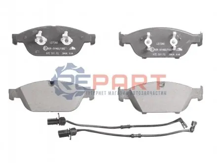 Керамічні гальмівні колодки передн, AUDI A6 ALLROAD C7, A6 C7, A7, A8 D4 1.8-6.3 11.09-09.18 ATE 13047072802 Купити в Україні