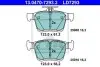 Фото Керамічні гальмівні колодки задн, AUDI A3, Q2, Q3, TT CUPRA CA SEAT CA, LEON, LEON SC, LEON ST, TARRACO SKODA KAROQ, SUPERB III VW ARTEON, ARTEON SHOOTING BRAKE 1.0-Electric 04.12 ATE (13047072932) зображення 1