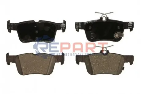 Керамічні гальмівні колодки задн, FORD FOCUS IV, GALAXY III, GALAXY MK III, KUGA II, KUGA III, MONDEO V, S-MAX FORD USA EDGE, FUSION 1.0-2.5H 09.12 ATE 13047073202