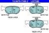 Тормозные колодки (задние) Mazda 3 IV 18-/CX-30 19-/MX-30 20- 13047073502