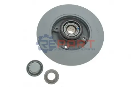 Фото Диск гальмівний (задній) Citroen C3/C4 /Peugeot 207/307 05- (249х9) (+ABS) ATE (24010901002) зображення 1