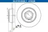 Диск гальмівний задн Лів/Прав AUDI A1, A3, Q2, TT 1.0-2.0D 09.04 ATE (24011004261) зображення 1
