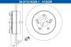 Диск гальмівний (задній) Toyota Camry 2.0-3.5 16V 17-/Lexus ES 2.5 18- (281x12) 24.0112-0228.1