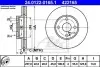 Диск гальмівний передн Лів/Прав MAZDA 323 C IV, 323 C V, 323 F IV, 323 F V, 323 P V, 323 S IV, 323 S V, 929 IV, MX-3 1.6-3.0 06.89 ATE (24012201651) зображення 1