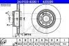 Диск гальмівний задн Лів/Прав AUDI A4 B6, A4 B7 4.2 03.03-03.09 ATE (24012202201) зображення 1