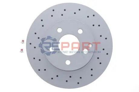 Фото Диск гальмівний (передній) MB C-class (W204/S204/C204) 07- (295x28) (з отворами) ATE (24012801001) зображення 1