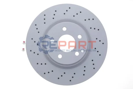Диск гальмівний передн Лів/Прав MERCEDES E (W211), E T-MODEL (S211), SL (R230) 1.8-5.5 10.01-01.12 ATE 24013201531 Купити в Україні