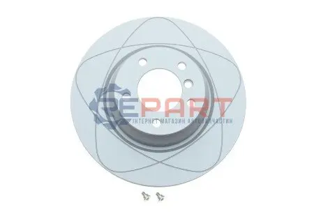 Диск гальмівний, 1шт, PowerDisc, Вентильований, Наскрізні насічки, передн Лів/Прав, зовнішній діаметр 330 мм, товщина 24 мм, BMW 1 (E81), 1 (E82), 1 (E87) 2.0-3.0D 12.04-06.15 ATE 24032402001