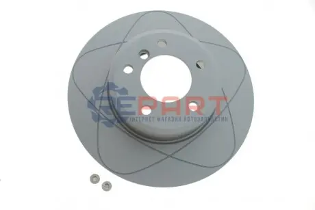 Фото Диск гальмівний (передній) BMW 5 (E60/E61) 03-10/6 (E63/E64) 04-10 (324x30) (з покриттям) (вент.) ATE (24033001731) зображення 1