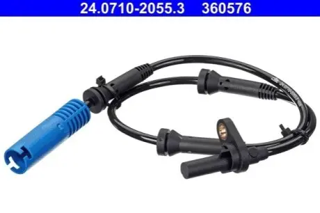 Датчик ABS передн Лів/Прав BMW 5 (E60), 5 (E61), 6 (E63), 6 (E64) 2.0-4.8 12.01-12.10 ATE 24071020553