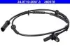 Датчик ABS передн Лів/Прав BMW 5 (F10), 5 (F11), 5 GRAN TURISMO (F07), 6 (F12), 6 (F13), 6 GRAN COUPE (F06), 7 (F01, F02, F03, F04) 1.6-6.0 02.08-10.18 ATE (24071020573) зображення 1